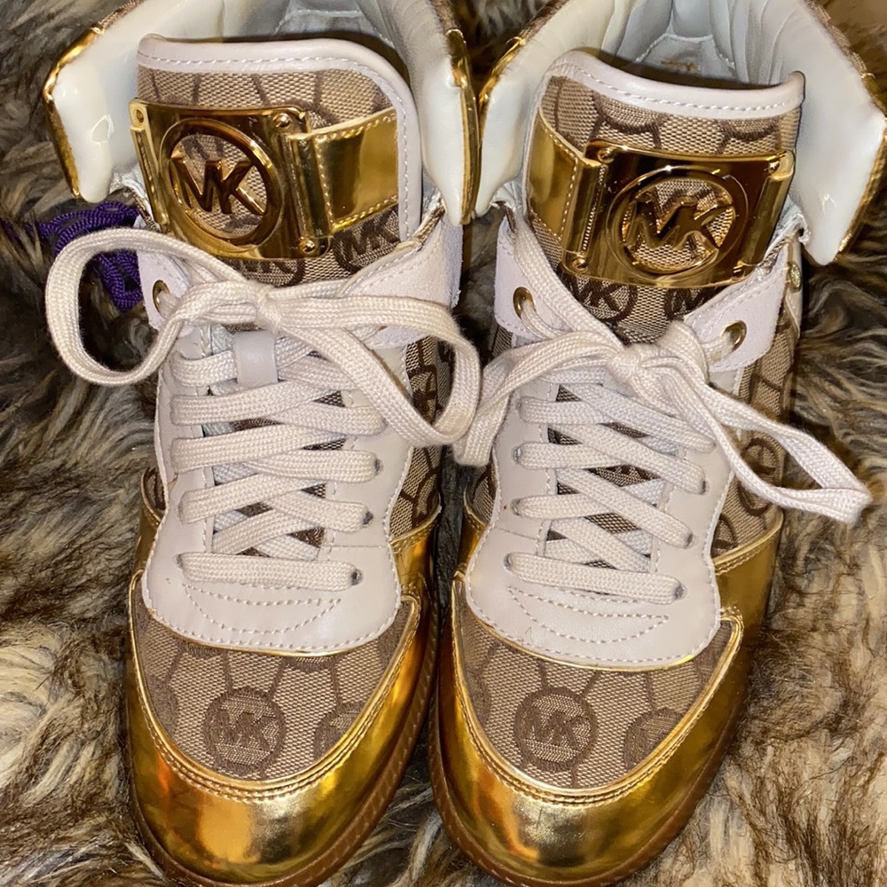 michael kors bling sneakers